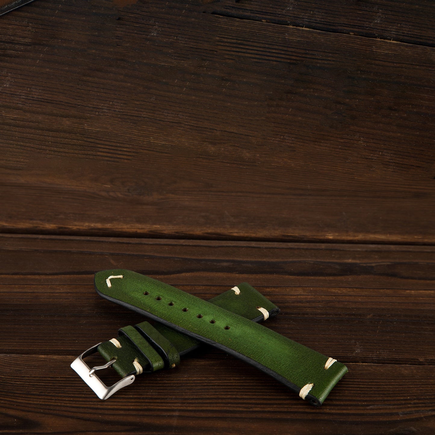 HsakuraStudio Watch Strap -BLACKISH GREEN