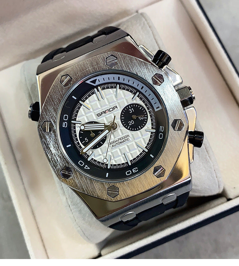 HsakuraStudio-Men's Spiked Graduated Mechanical Quartz Watch