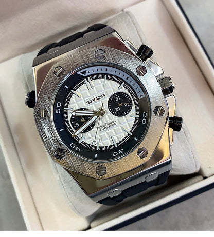 HsakuraStudio-Men's Spiked Graduated Mechanical Quartz Watch