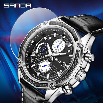 HsakuraStudio-Men's High-End Leather Watches