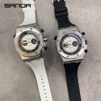 HsakuraStudio-Men's Spiked Graduated Mechanical Quartz Watch