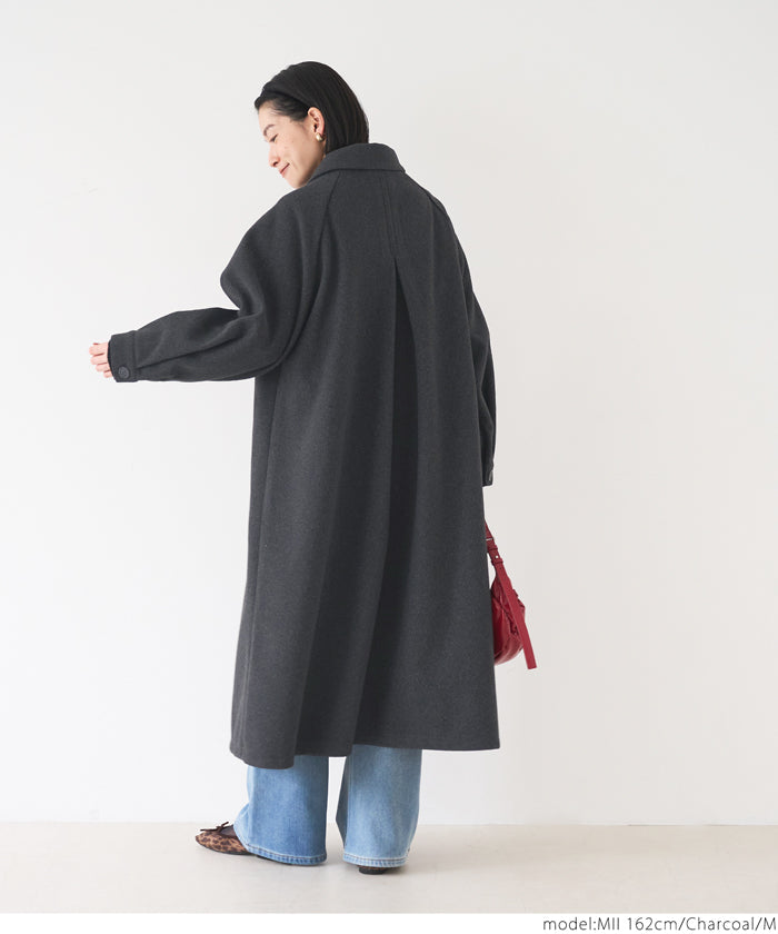 フェイクロングウールコート レディース 送料無料/メール便不可