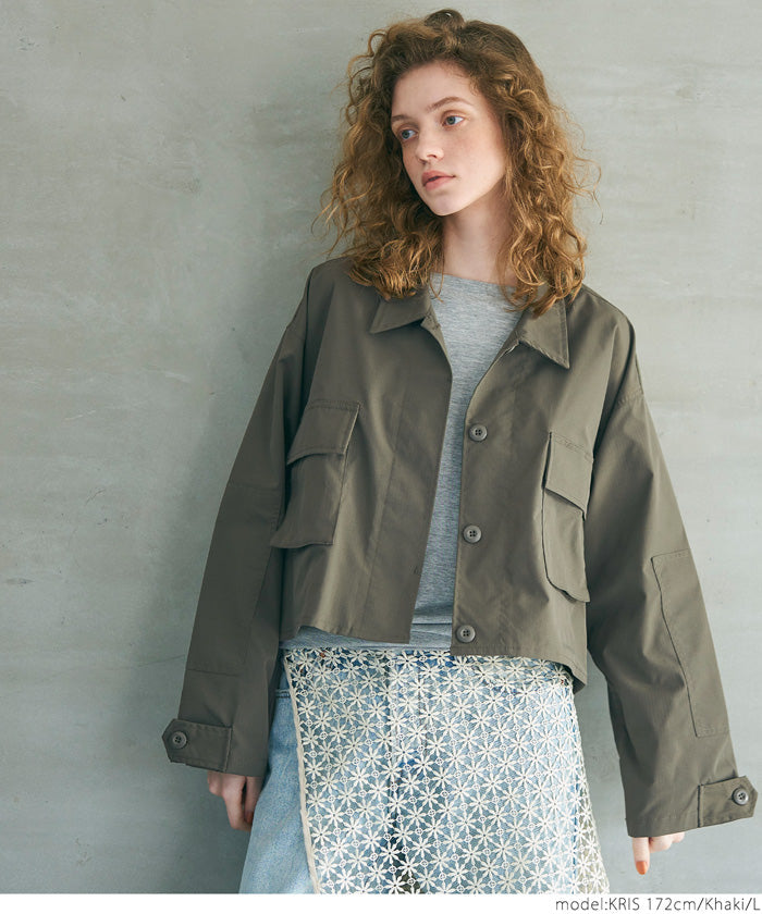 ミリタリーショートジャケット レディースメール便不可