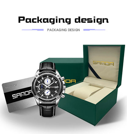 HsakuraStudio-Men's High-End Leather Watches