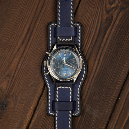 HsakuraStudio BUND WATCH STRAP -PURPLISH BLUE