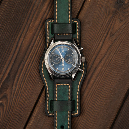 HsakuraStudio BUND WATCH STRAP -JUNGLE GREEN
