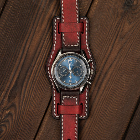 HsakuraStudio BUND WATCH STRAP -AGATE RED