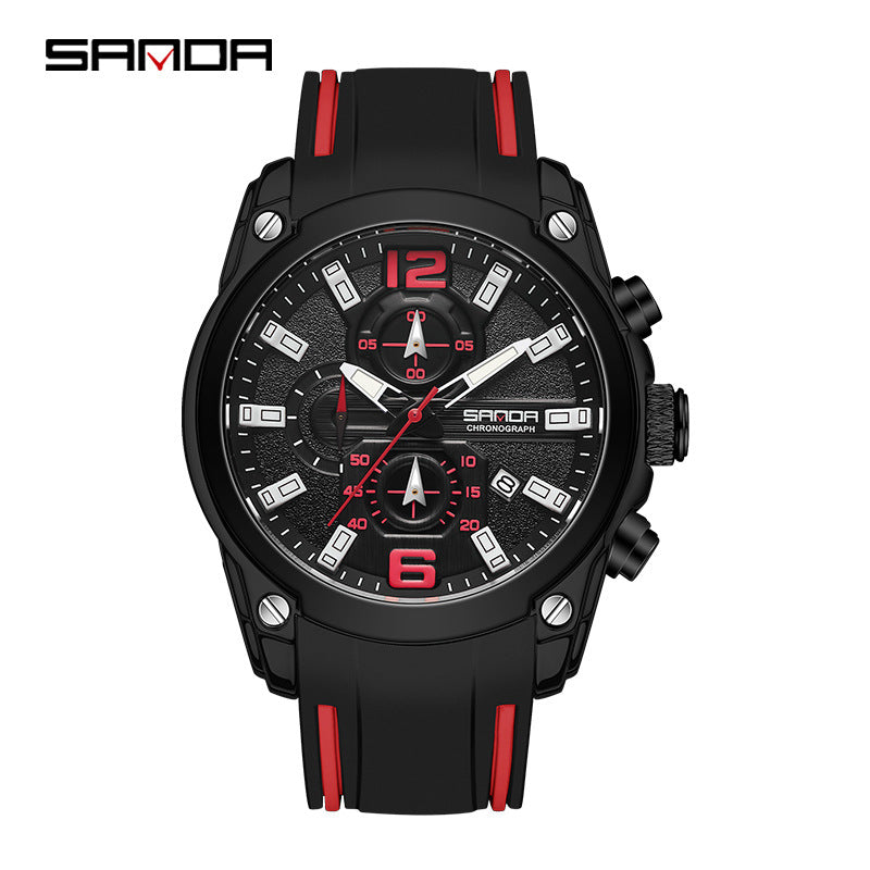 HsakuraStudio-Men's Steel Band Quartz Watch